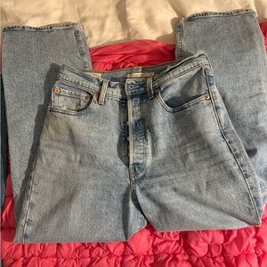 Levi Ribcage Straight Leg Jeans